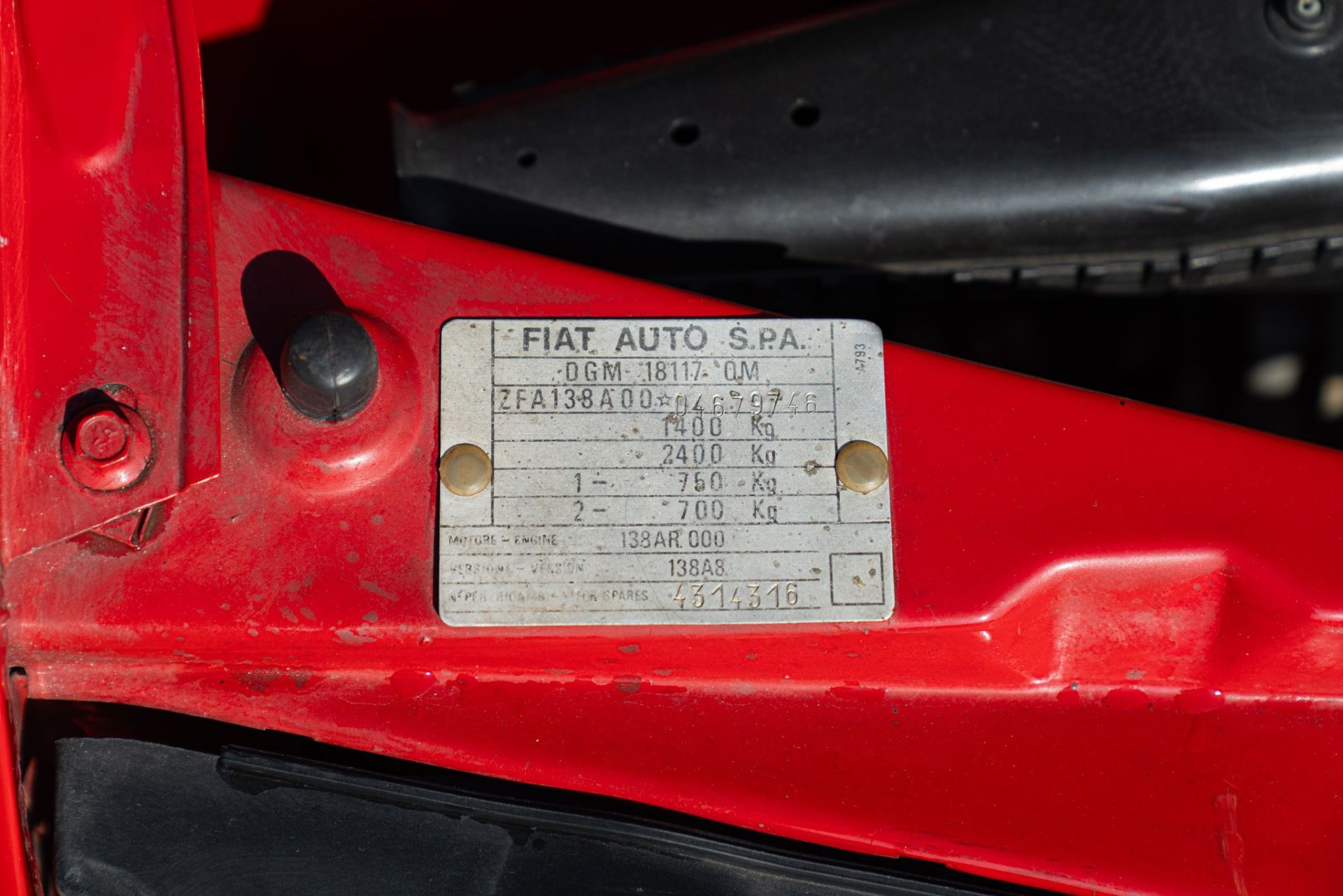 1990 FIAT RITMO 105 TC ABARTH