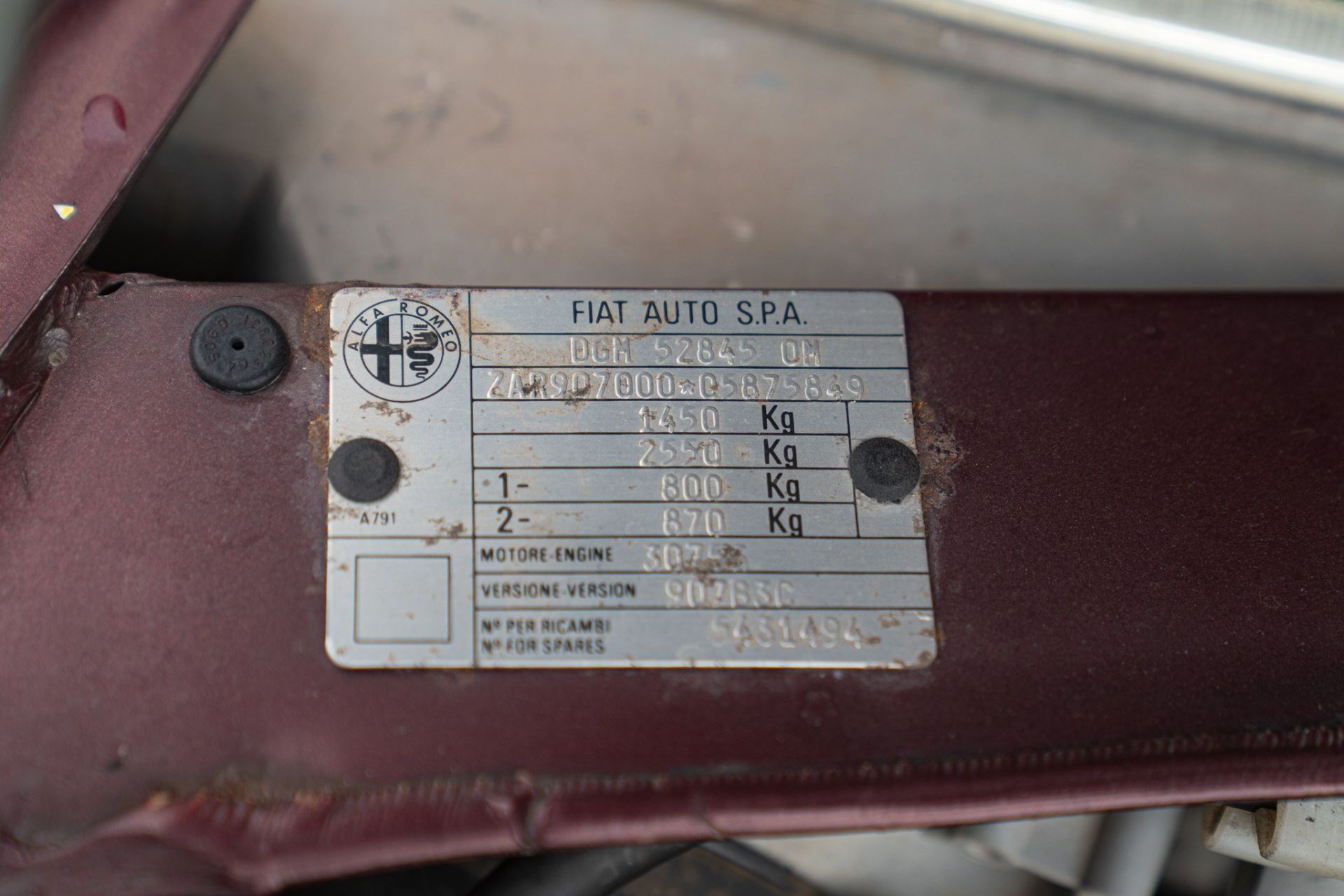 1992 ALFA ROMEO 33 1.3 I.E. 4X4 SPORT WAGON